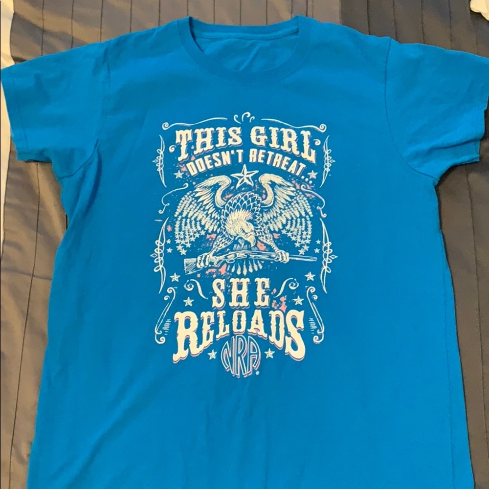 NRA female t-shirt size Small